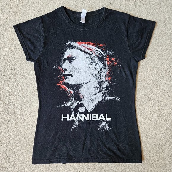Mads Mikkelsen Hannibal Horror Block Graphic Tee - Picture 1 of 9